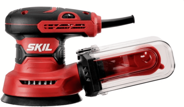 5” Random Orbital Sander with Cyclonic Dust Box & 3Pc Sanding Sheet - SR211601, Multicolor - Image 3