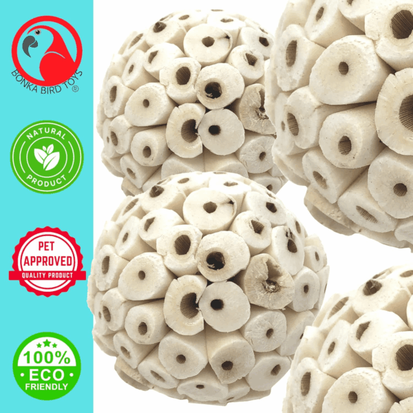 2363 Pk2 Large Sola Atta Ball Bird Toys - Image 8