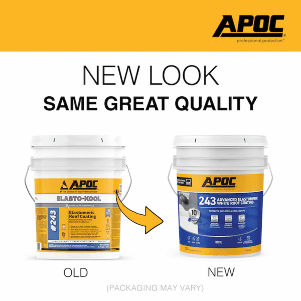 243 4.75-Gallon White Elastomeric Reflective Roof Coating ( - Image 9