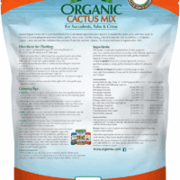 Organic Cactus Potting Soil Mix, Natural & Organic Soil for Cactus, Succulent, Palm, and Citrus Grown in Containers Both Indoors and Outdoors, 4 Qt, Pack of 1 - Image 2