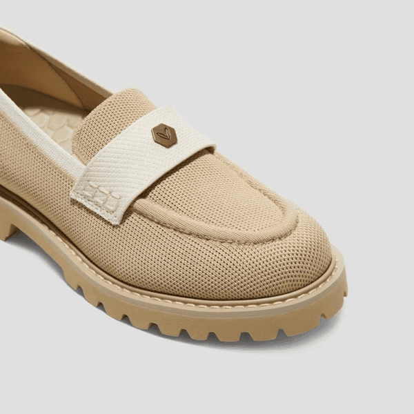 Francesca Women'S Waterproof Round-Toe Platform Chunky Heel Loafers - Image 4