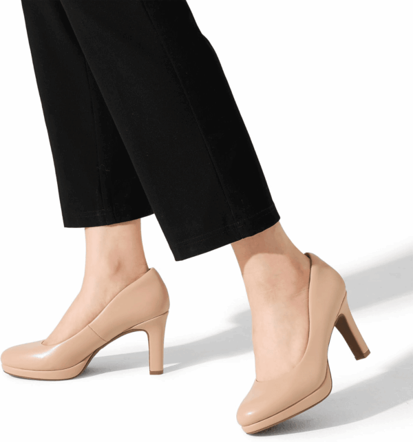 Women'S Pumps Close Toe Low Heels Platform Heels Comfortable Office Work Dress Shoes for Women - Image 5