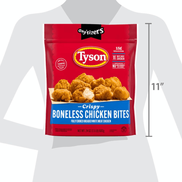 Any'Tizers Popcorn Chicken, Frozen Appetizers, 24 Oz - Image 2