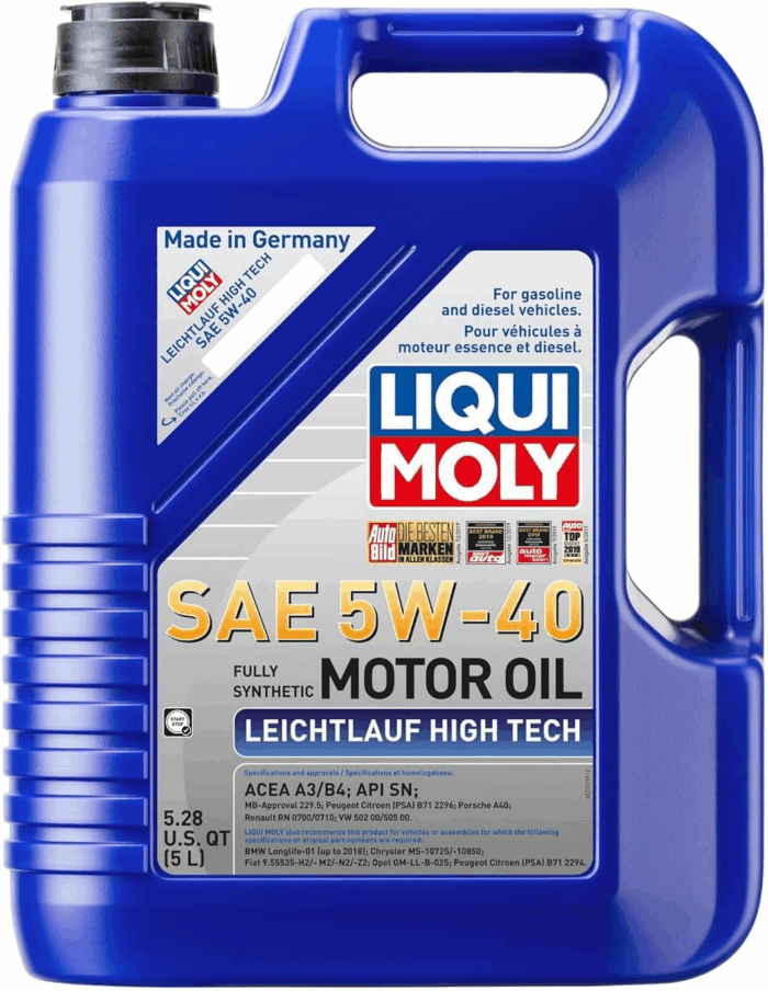 Leichtlauf High Tech SAE 5W-40 | 5 L | Synthesis Technology Motor Oil | SKU: 2332