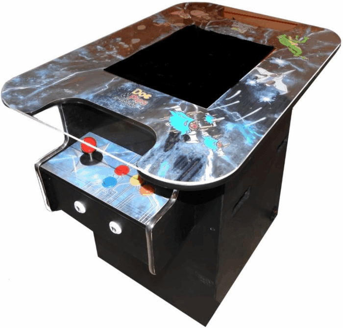 Full Size Professional Cocktail Arcade Machine | 412 Classic Games | Original, Classic Design | 2-Player | Full Size LCD Screen, Buttons and Joystick