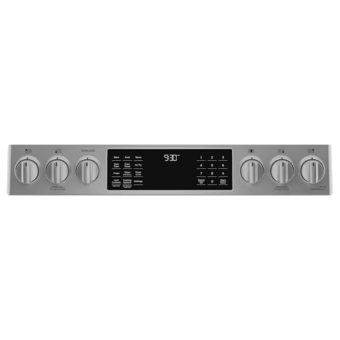 Profile 30-In 5 Burners 5.6-Cu Ft Air Fry Convection Oven Slide-In Natural Gas Ran ( Finrprint-Resistant Stainless Steel ) - Image 7