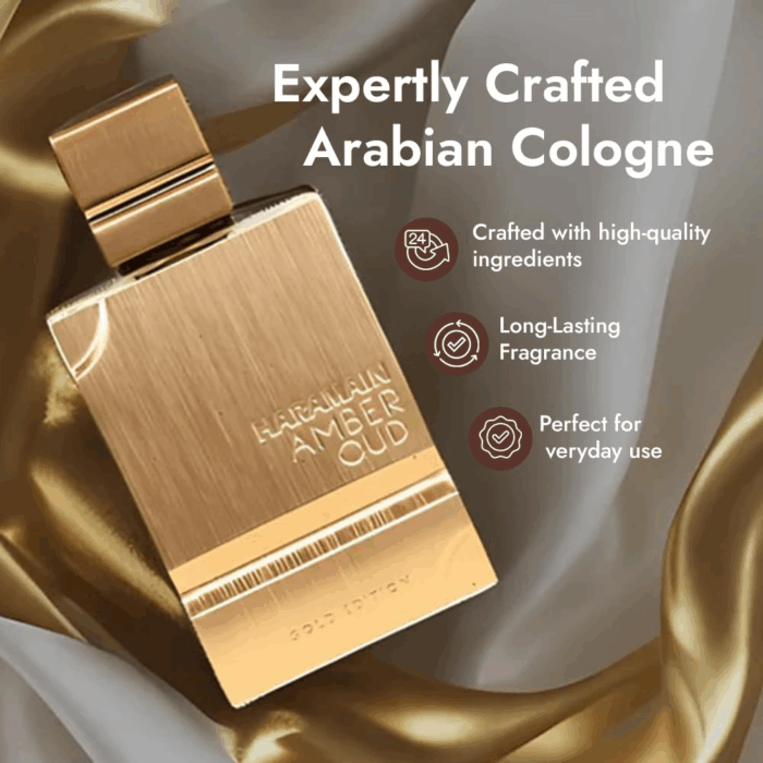 Amber Oud Gold Edition - Arabian Perfume for Women and Men Unisex - Long Lasting Amber - 2 Oz - Image 6