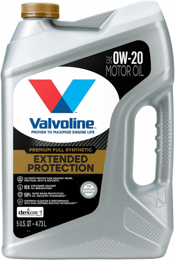 Extended Protection Full Synthetic Motor Oil SAE 0W-20 5 QT