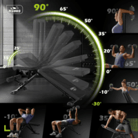 Weight Bench, Adjustable Strength Training Bench for Full Body Workout with Fast Folding-New Version - Image 5