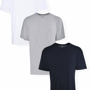 Men’S Tall 100% Cotton Crew Neck Undershirts, Tagless, Ultra Comfort, Multipack