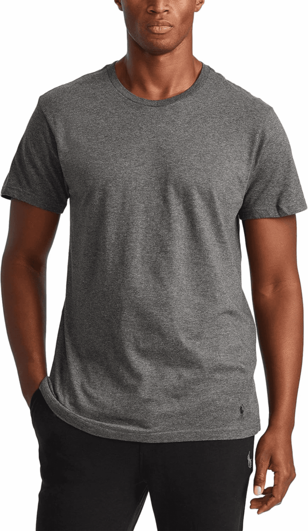 Men'S Classic Fit Cotton Crew Undershirts, 3 Pack - Image 2