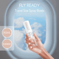 Mystyle, Spray Bottle for Hair - Small Travel Spray Bottle, Ultra Fine Continuous Water Mist for Face, Hairstyling, Salon, Cleaning, Beauty, Toners, Hydration & Makeup, 3.04Oz / 90Ml, White - Image 2