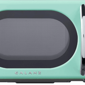 GLCMKA07GNR-07 Retro Microwave Oven, LED Lighting, Pull Handle Design, Child Lock, Surf Green, 0.7 Cu Ft
