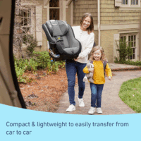 Contender Slim Convertible Car Seat, West Point, Space-Saving Design, Lightweight and Compact - Image 4