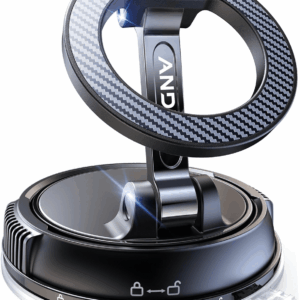 Car Phone Holder for Magsafe [78+LBS Strongest Suction & 2400Gf Strongest Magnetic] 360° Adjustable Car Phone Mount, Phone Holders for Your Car for Iphone 16 Pro Max 15 14 13 12 plus (Carbon Fiber)
