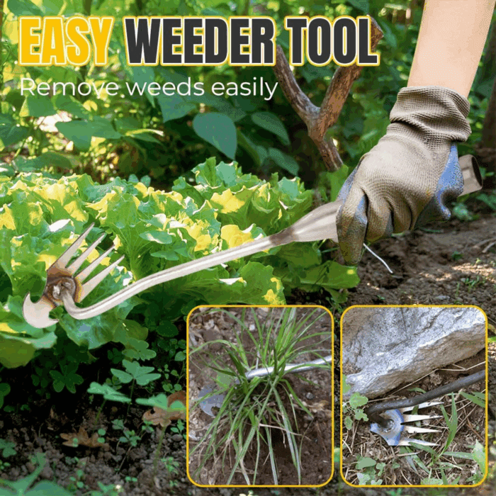 Weeding Artifact Weeding Tool, 2025 New Weeding Weed Puller Tool with Long Handle, Manual Weed Remover Tool for Lawn and Garden (Black 30CM) - Image 4