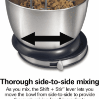 Classic Stand and Hand Mixer, 4 Quarts, 6 Speeds with Quickburst, Bowl Rest, 290 Watts Peak Power, Black and Stainless - Image 5