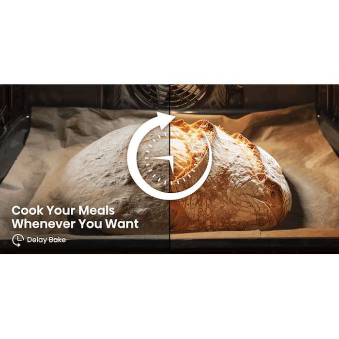 30-In Glass Top 5 Burners 5.8-Cu Ft Air Fry Convection Oven Freestanding Electric Range ( Stainless Steel ) - Image 14