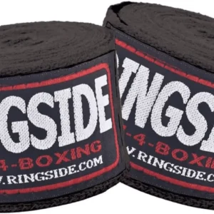 Cotton Standard Boxing Handwraps (Black)