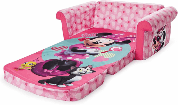 , Children'S 2 in 1 Flip Open Foam Sofa, Minnie Mouse, by Spin Master - Image 4