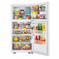 20.2-Cu Ft Top-Freezer Refrigerator ( White ) ENERGY STAR Certified - Image 3