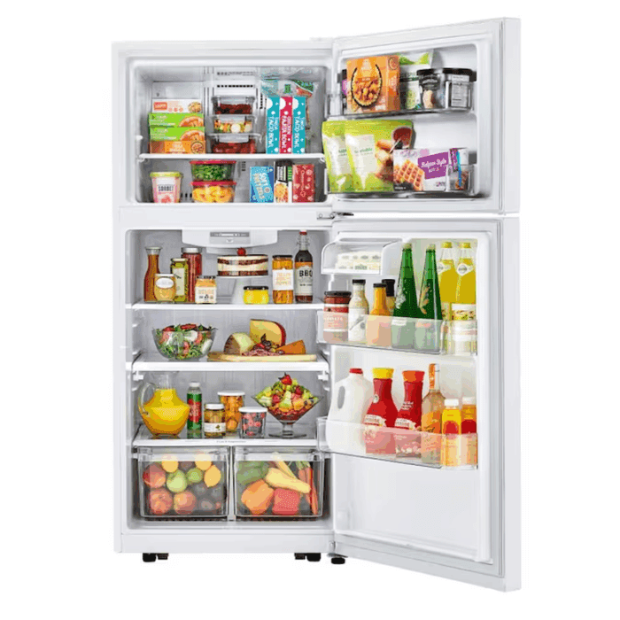 20.2-Cu Ft Top-Freezer Refrigerator ( White ) ENERGY STAR Certified - Image 3
