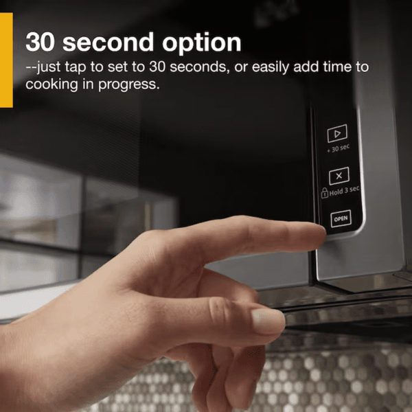 1.1-Cu Ft Low Profile 30-In Over-The-Range Microwave ( Stainless Steel ) - Image 8