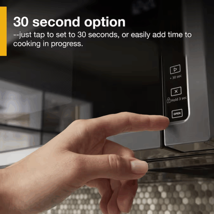 1.1-Cu Ft Low Profile 30-In Over-The-Range Microwave ( Stainless Steel ) - Image 8