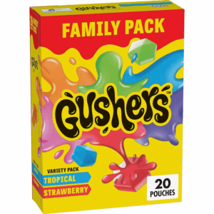 Fruit Flavored Snacks, Easter Basket Stuffers, Variety Pack, Strawberry and Tropical, 20 Ct, 16 Oz