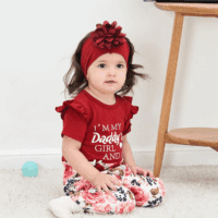 Newborn Infant Baby Girl Clothes Ruffle Romper Toddler Girl Floral Cotton Pant Sets Girls Clothing Outfit - Image 3