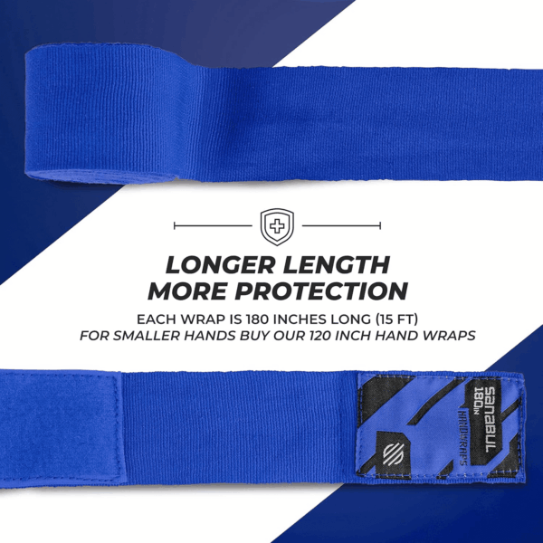Elastic 180 Inch Boxing Hand Wraps for Boxing Gloves Muay Thai Kickboxing MMA Wraps for Men & Women - Image 4