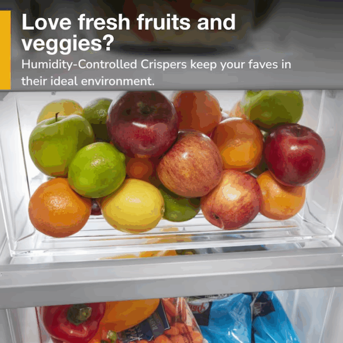 24.6-Cu Ft Side-By-Side Refrigerator with Ice Maker ,Water and Ice Dispenser ( Fingerprint Resistant Stainless Steel ) - Image 9