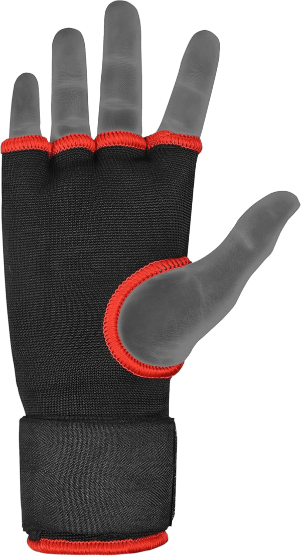 Gel Padded Inner Gloves with Hand Wraps for Boxing, Quick Elastic Training Wraps for Men & Women, Muay Thai MMA Kickboxing Martial Arts Knuckle Wrist Protector (Pair) - Image 8