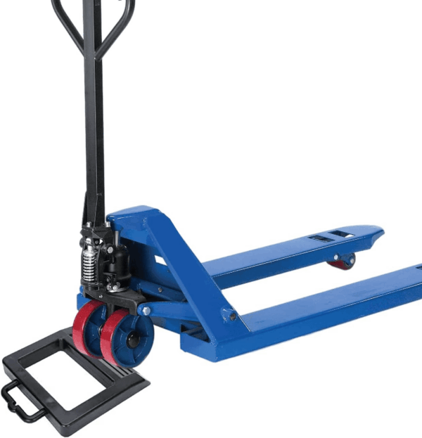 Pallet Jack Stopper Truck Chock Heavy Duty Pallet Jack Chock 14.2" Length X 11.6" Width X 2" Height 2 Pack (Black) - Image 6
