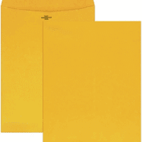 Mailing Envelopes, Clasp Closure, 9" X 12", All-Purpose 24-Lb Paper, Brown Kraft Material, 20 per Box (76020) - Image 2