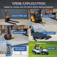 Forklift Battery Charger 24V 20A Trickle Charging Pallet Jack Battery Charger 24 Volt Forklift Charger with 16FT Cable for 24V Electric Pallet Jack, Stacker, Floor Scrubber, Scissor Lifter - Image 3
