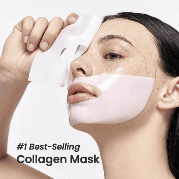 Bio-Collagen Real Deep Mask, Hydrating Overnight Hydrogel Mask, Pore Minimizing, Elasticity Improvement, 34G X4Ea - Image 2