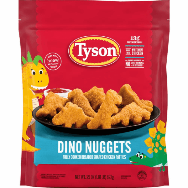 Fully Cooked Fun Dinosaur Chicken Nuggets, 29 Oz (Frozen)