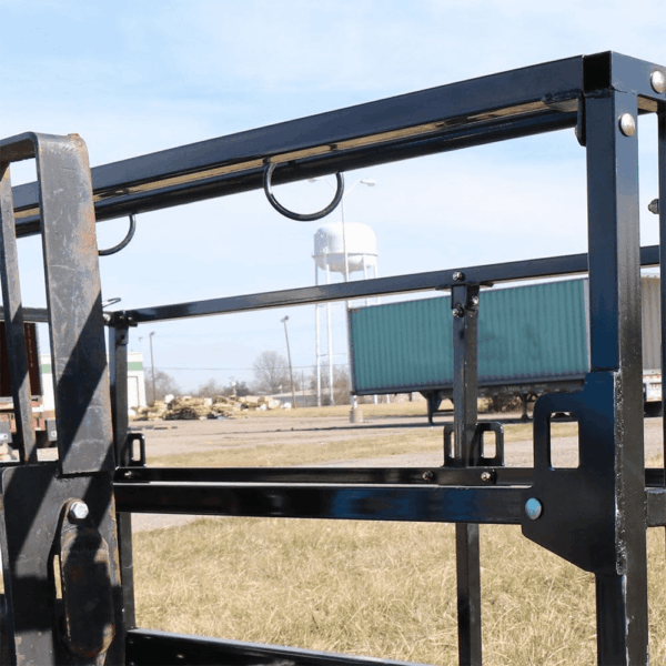 4' X 9' 8" Mesh Telehandler Work Platform, Safety Man Basket, Forklift Attachment for Forklift and Telehandler, 1,700 Lb. Weight Capacity, Safety Cage Man Lift - Image 5