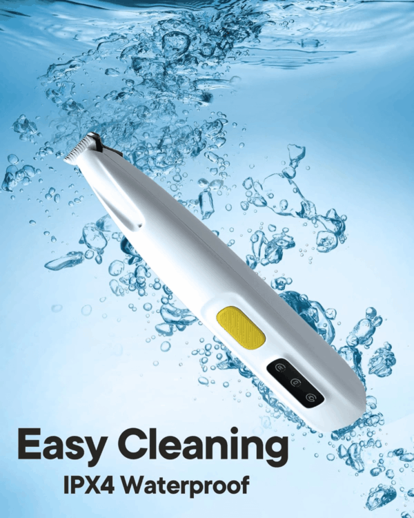 Upgraded Dog Paw Trimmer with LED Light, 18 Mm Widen Blade, 35 Db Low Noise, LED Display, Fully Waterproof, Rechargeable Clipper for Dogs Cats Trimming Paws, Eyes, Ears, Face, and Rump - Image 4