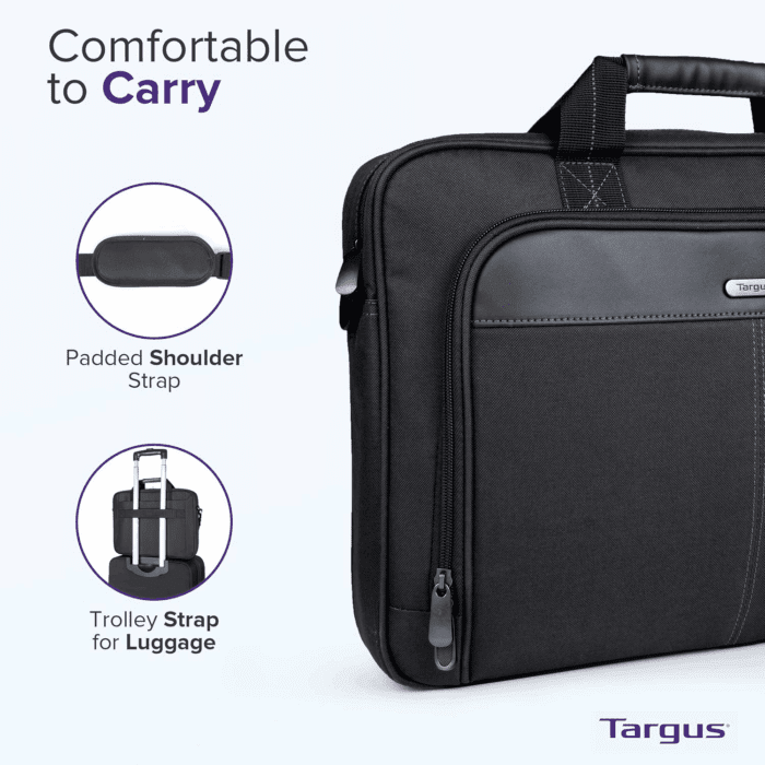 Unisex-Adult Slim Briefcase with Crossbody Shoulder Bag - Image 8