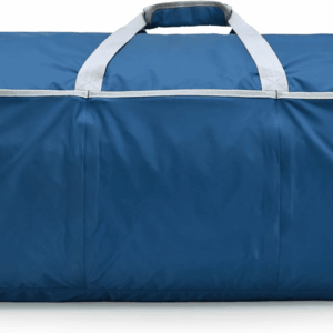 Large Duffel Bag (100L) for Travel, Travel Bag, with Multiple Zippered Pockets, Lightweight yet Durable Nylon Material, 50-Pound Weight Capacity, Navy Blue, 32.4"L X 16.9"W X 16.9"H