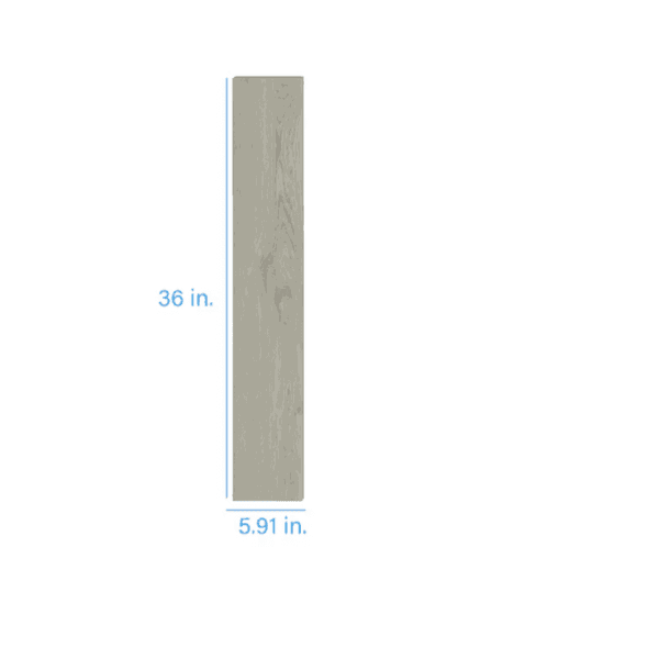 Slate Oak Gray Wood Look 6-Mil X 6-In W X 36-In L Waterproof and Water Resistant Interlocking Luxury Vinyl Plank Flooring ( 22.17-Sq Ft Carton ) - Image 7