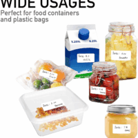 1000 Pcs Blank Removable Freezer Labels Water Oil Resistant for Food Containers Jars Pantry Organization (Each Measures 1” X 2”) - Image 6