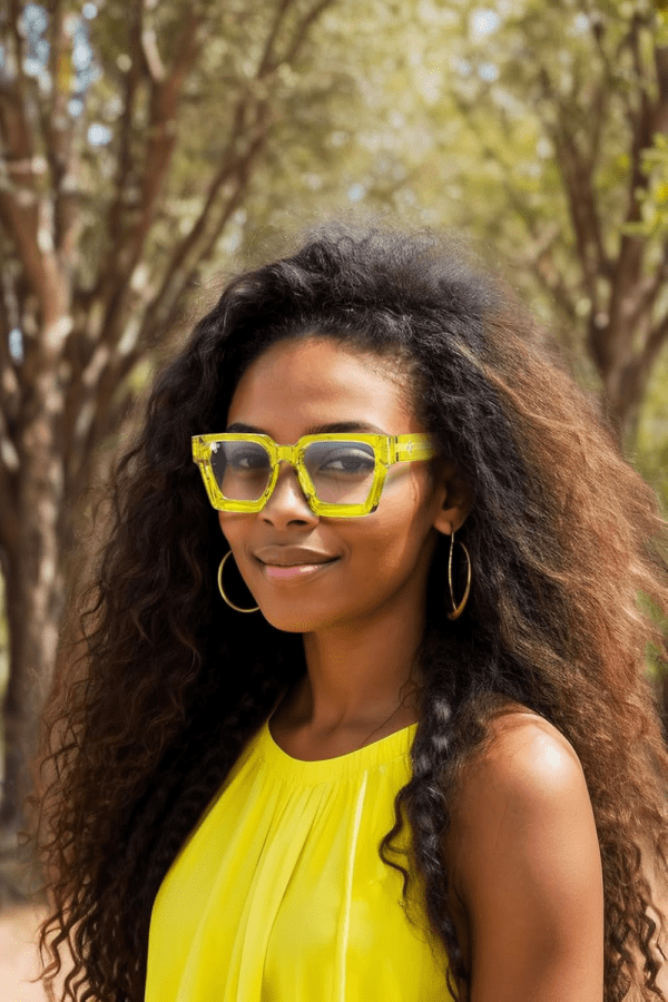 Enhanced Version Rectangle Chic Preppy Look Blue Light Blocking Glasses for Women Men RIVER-LIGHTER - Image 2