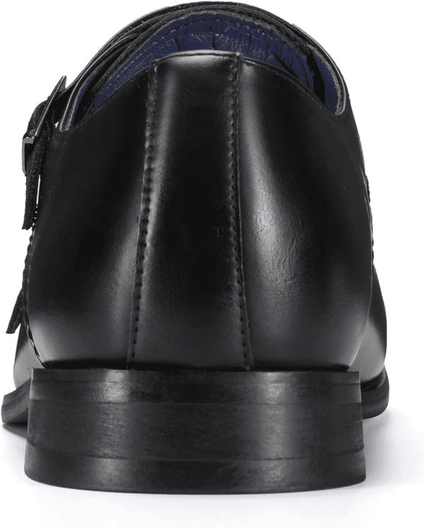 Men'S Dress Loafer Shoes Monk Strap Slip on Loafers - Image 6