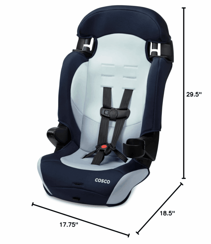 Kids Finale DX 2-In-1 Booster Car Seat, Forward Facing Toddler Car Seat (30-65 Lbs) and Belt Positioning High Back Booster Seat (40-100 Lbs), Rainbow - Image 9