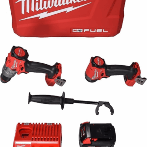 3697-22 18V Lithium-Ion Brushless Cordless Hammer Drill and Impact Driver Combo Kit (2-Tool) with (2) 5.0Ah Batteries, Charger & Tool Case