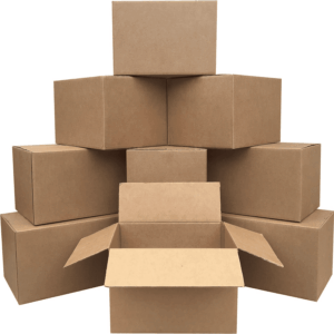 Cardboard Shipping and Packing Moving Boxes, 10 Pack, Medium, Brown, 18" X 14" X 12"