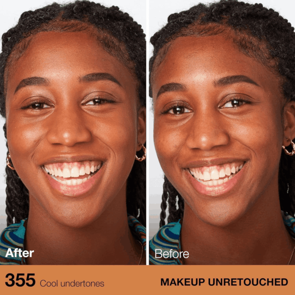 Fit Me Dewy + Smooth Liquid Foundation Makeup, Coconut, 1 Count (Packaging May Vary) - Image 3